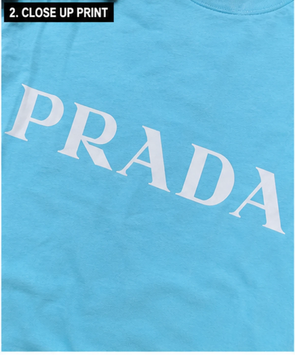 Prada Milano Men's Blue Graphic T-Shirt XL - photo 2