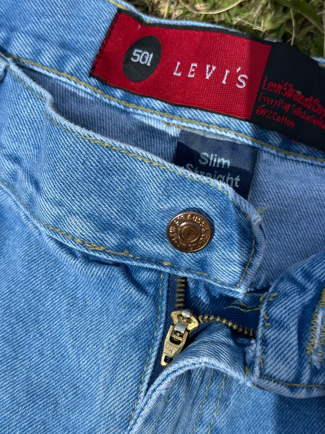 Levi's 501 Slim Straight Jeans - photo 3
