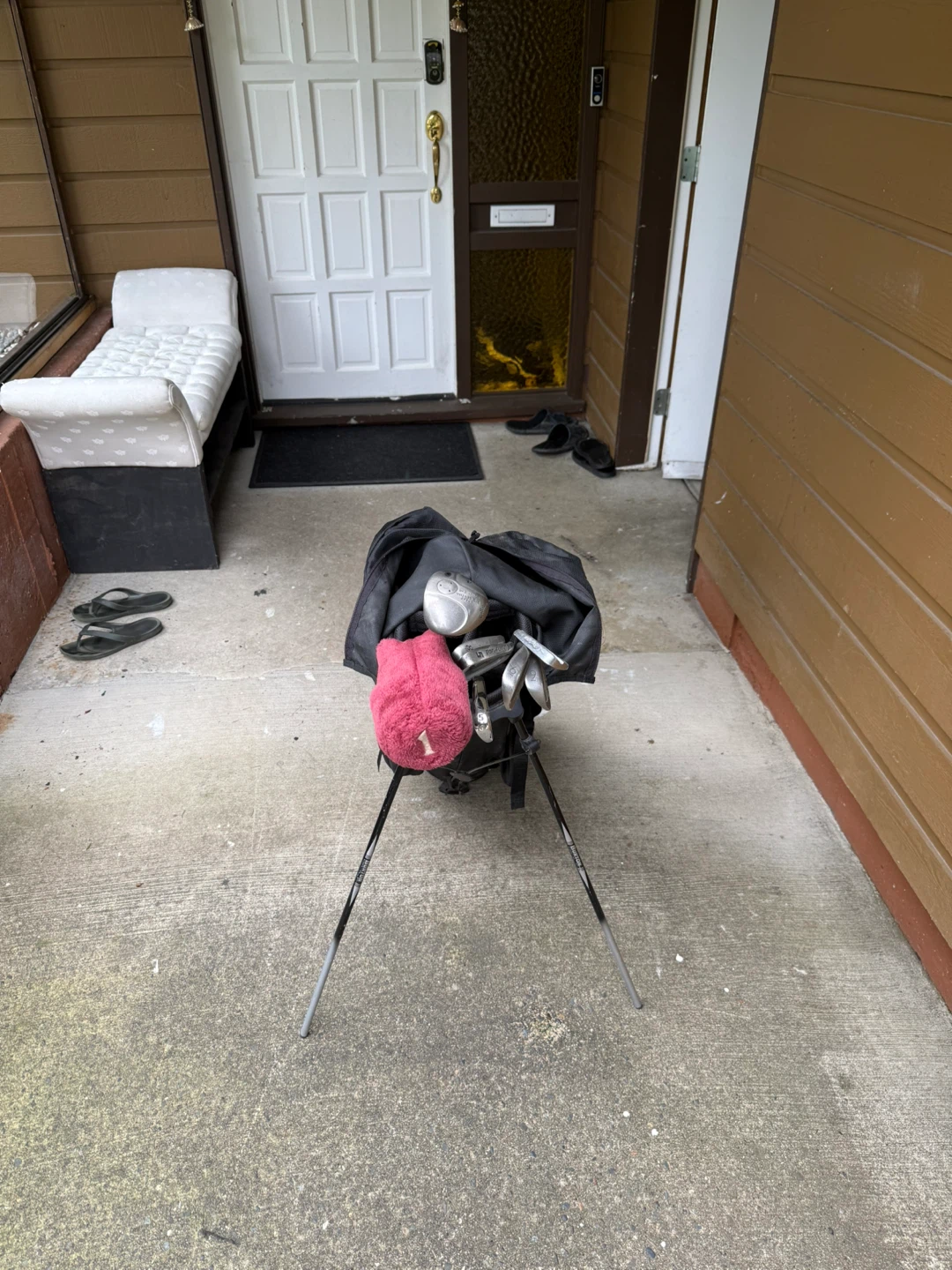 Black Golf Bag with Stand - photo 3