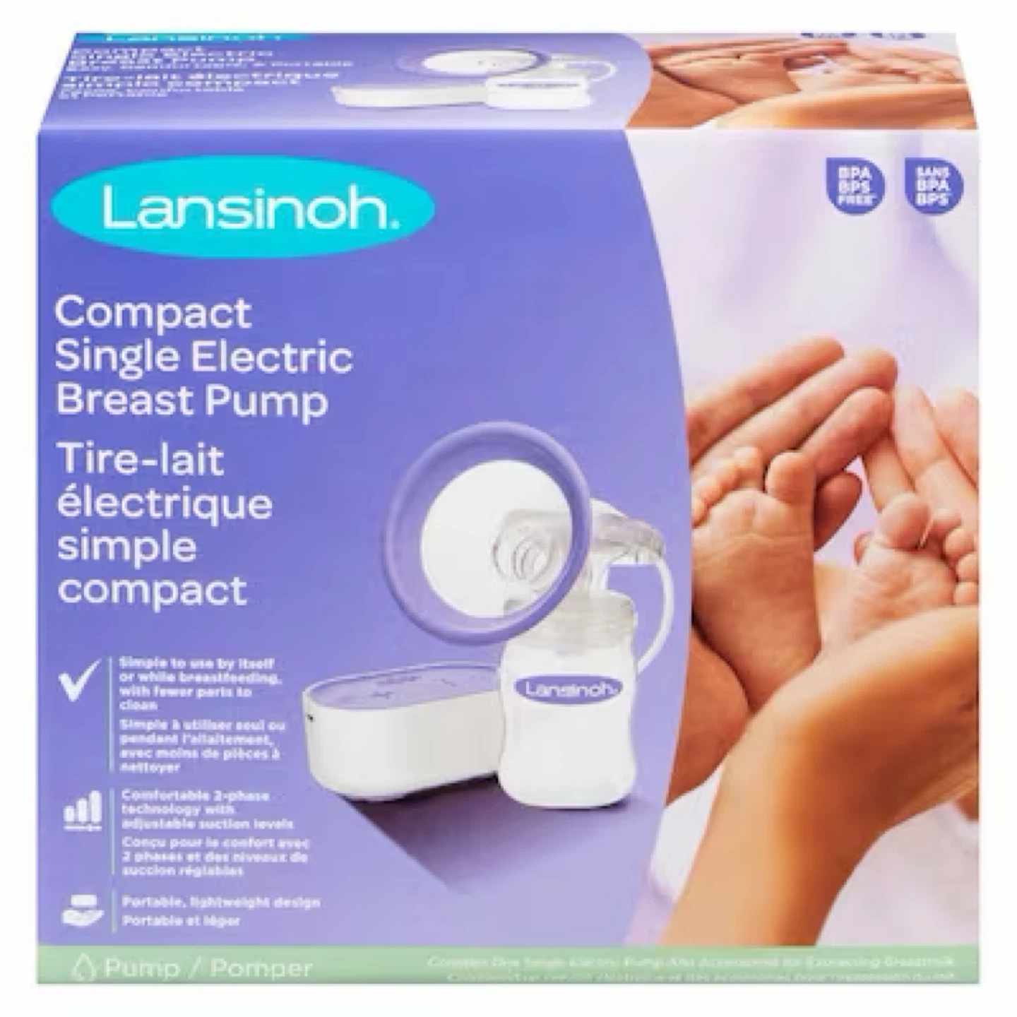 Lansinoh Compact Single Electric Breast Pump