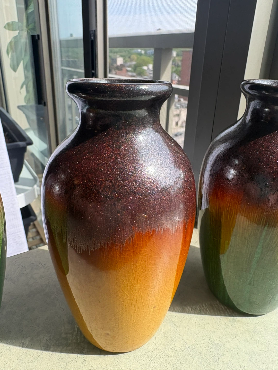 Hosley Glazed Ceramic Vase - photo 3