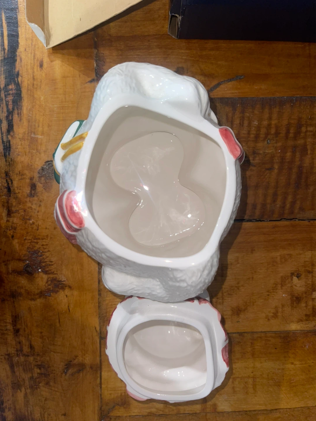 Ceramic Polar Bear Cookie Jar - photo 3
