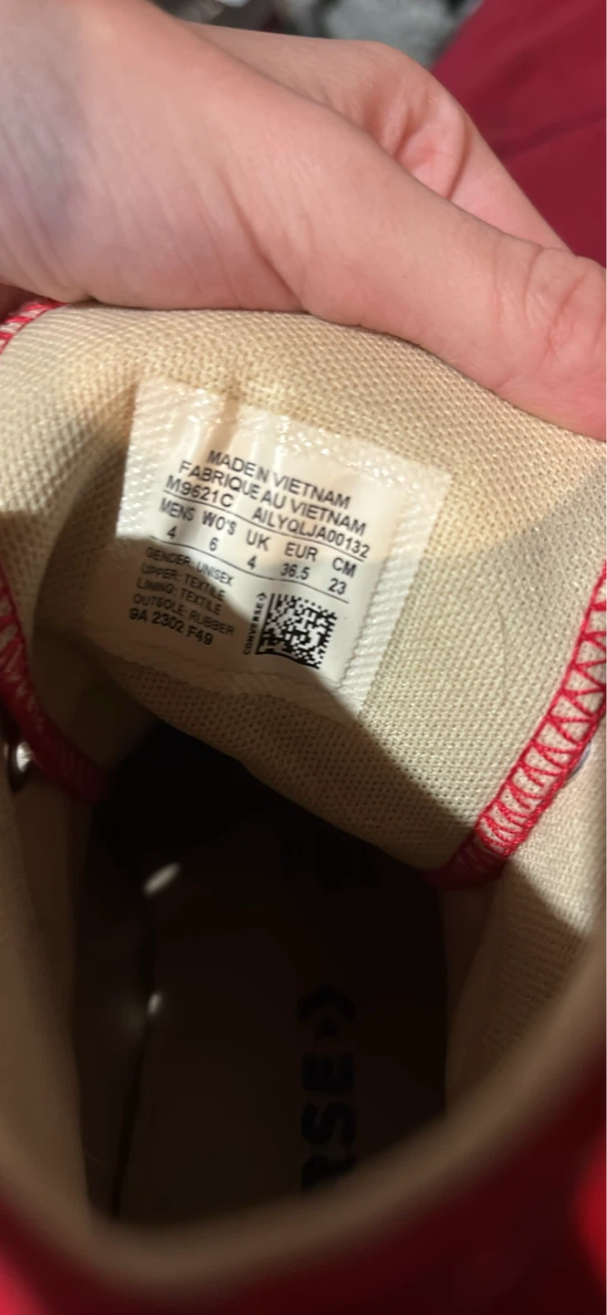 Red Converse All Star High Top Sneakers - photo 2
