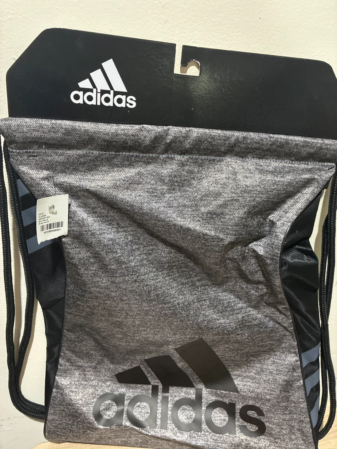 Adidas Drawstring Gym Bag - Grey