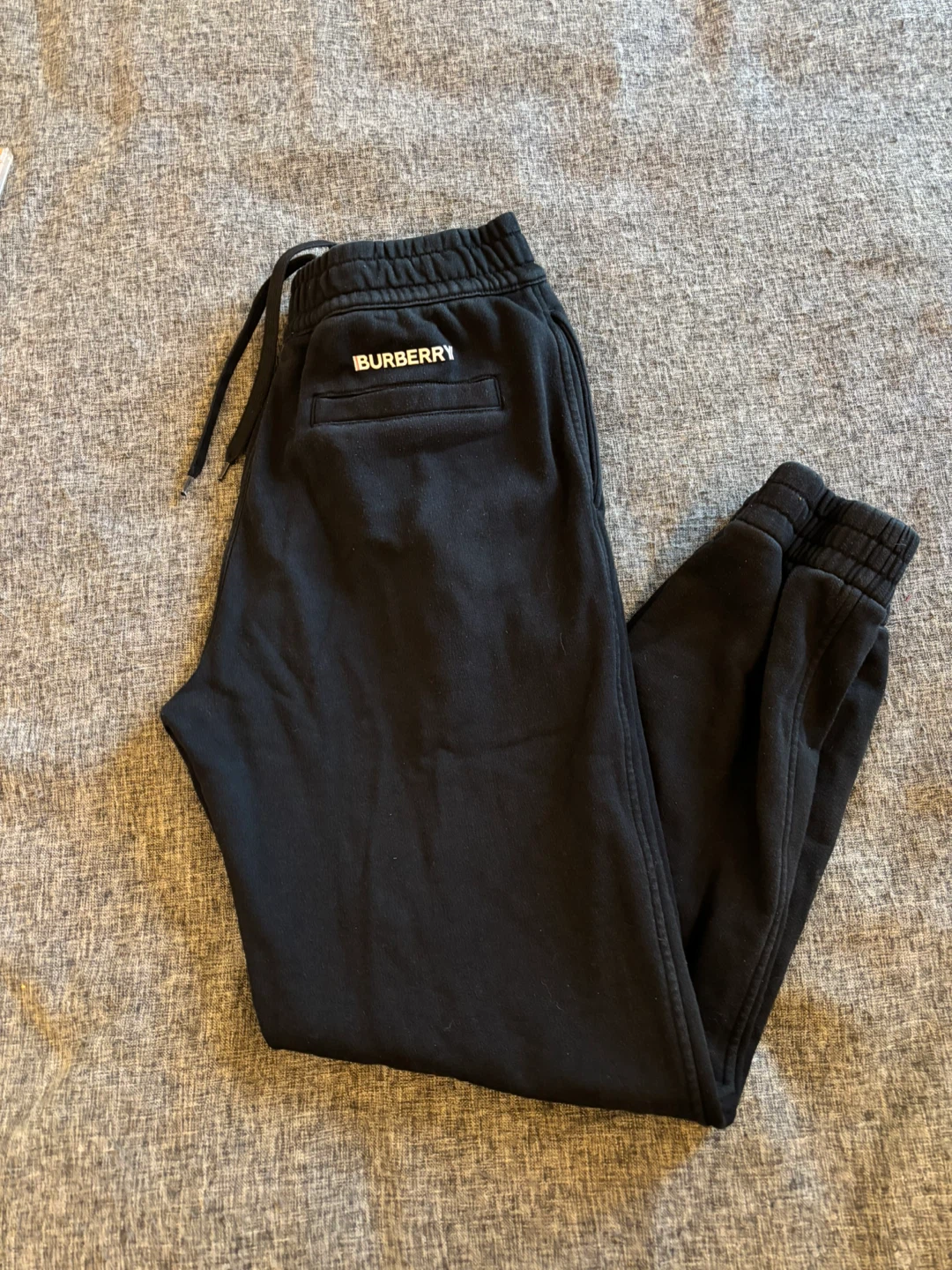 Burberry London England Black Jogger Pants