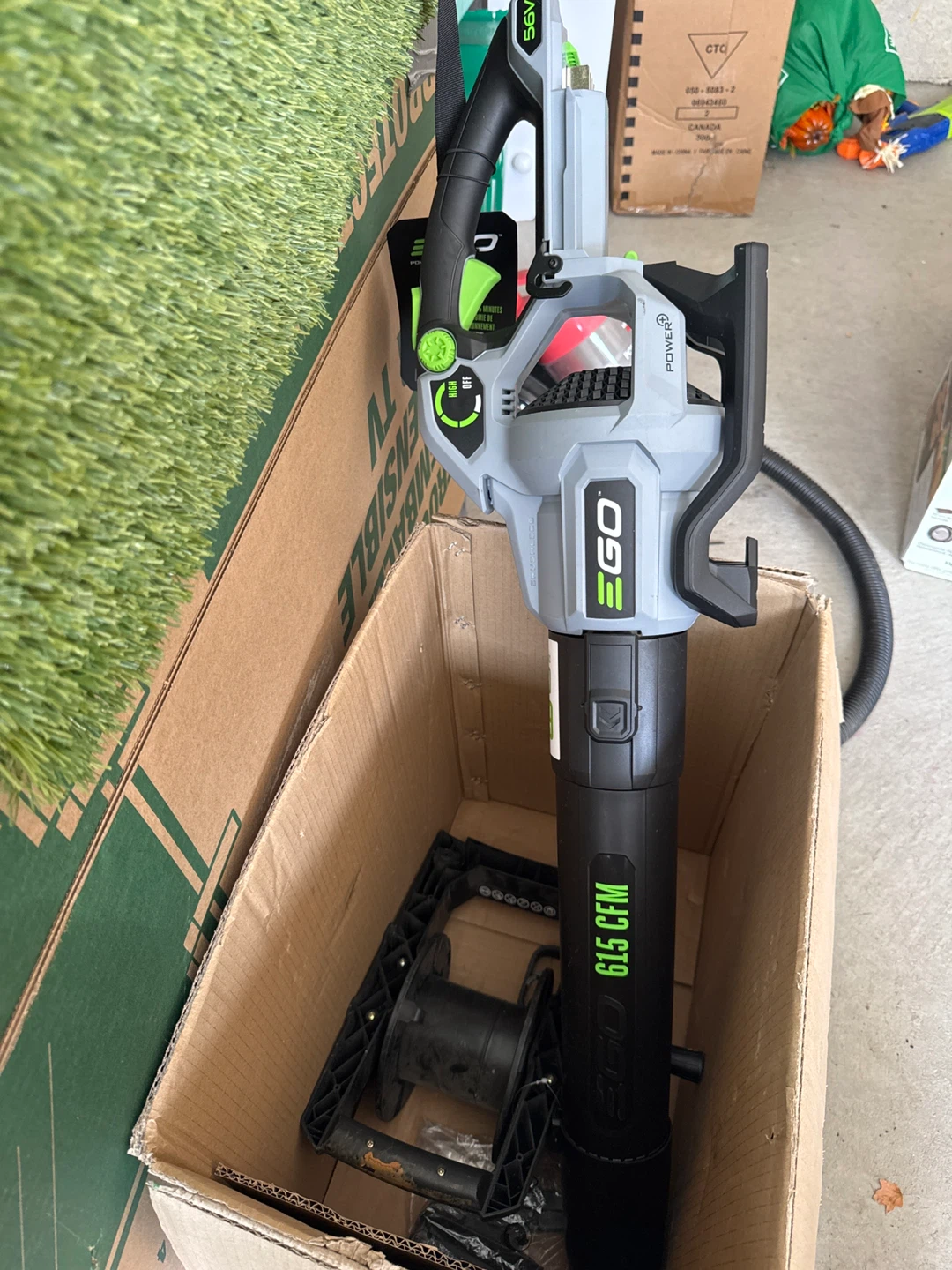 EGO 56V Lithium-Ion Leaf Blower - 615 CFM - photo 2