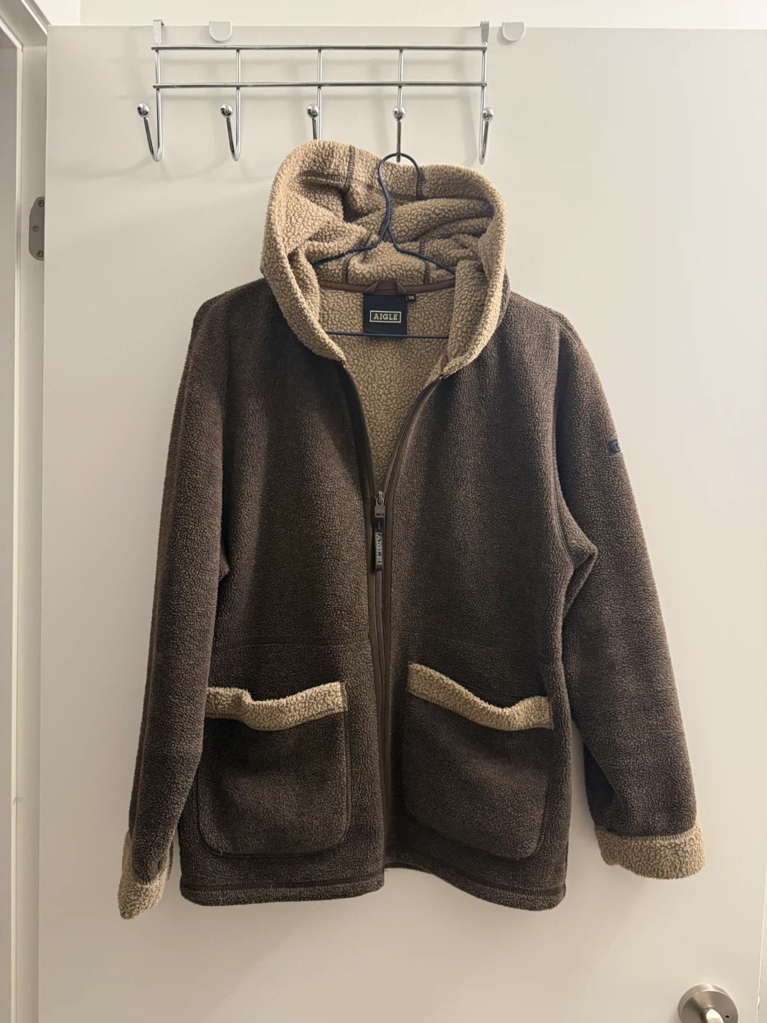 AIGLE sherpa fleece jacket