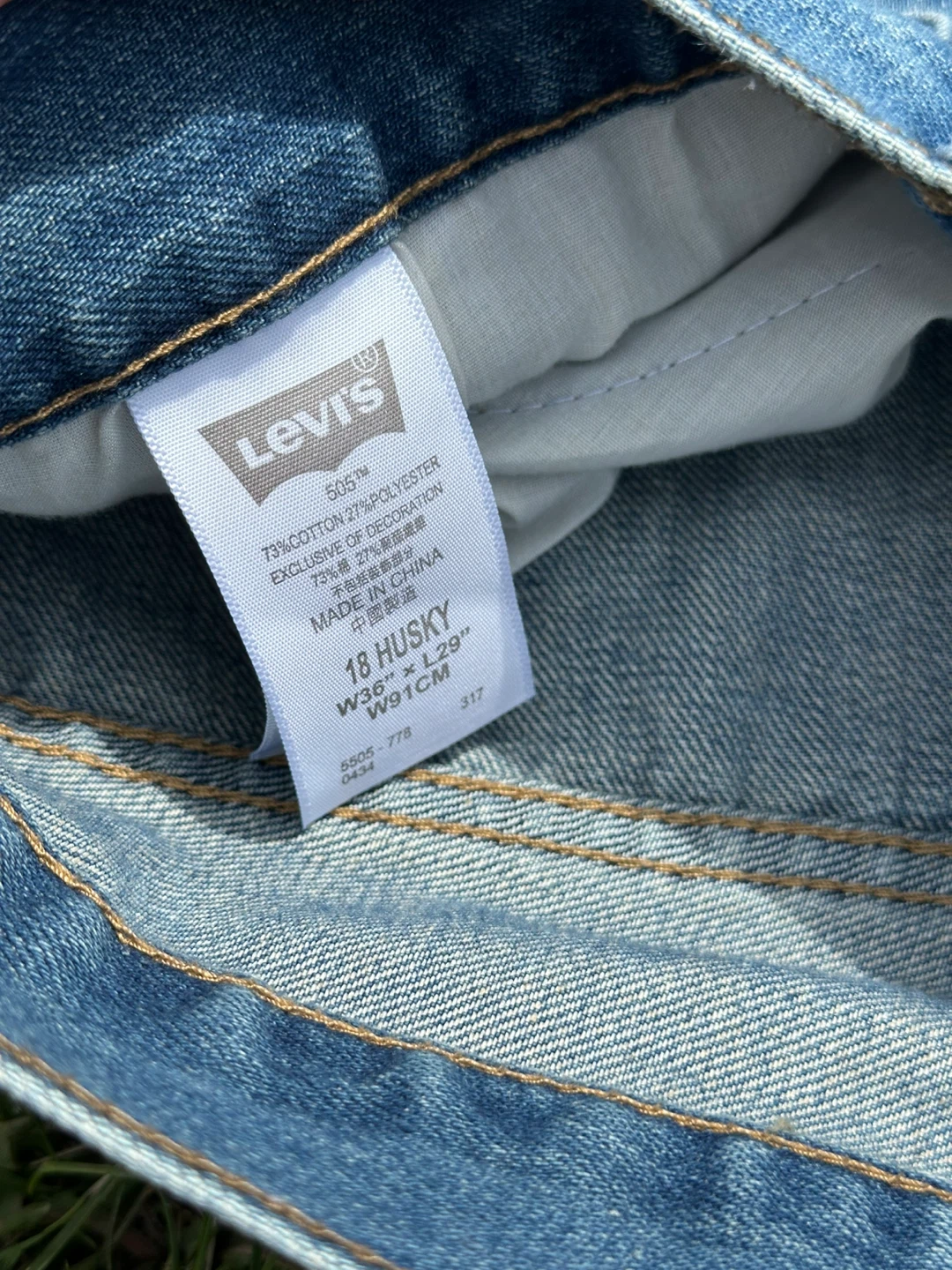 Levi's 505 Husky Jeans - Size 36x29 - photo 5