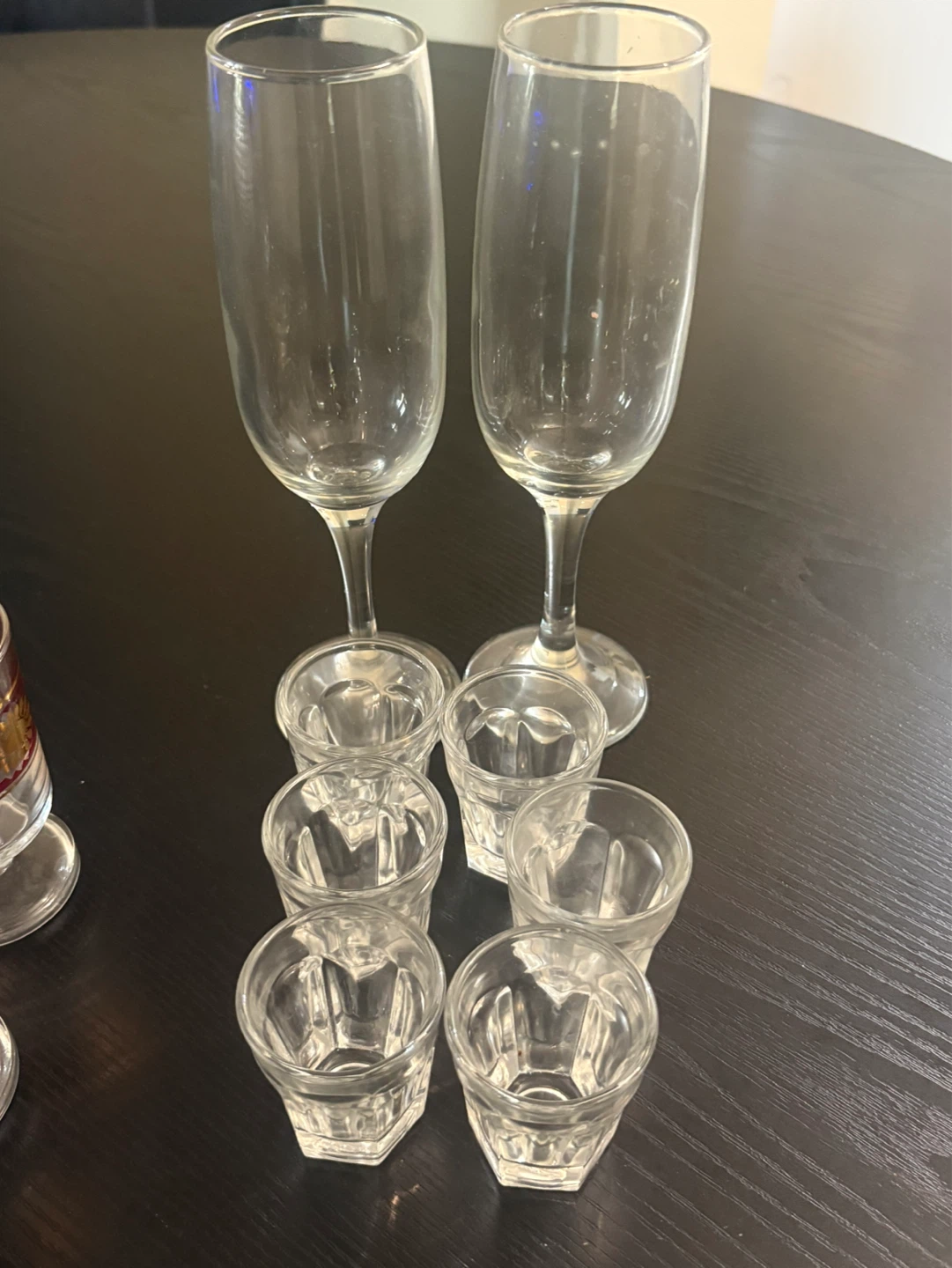 Vintage Glass Decanter and Shot Glass Set - photo 2
