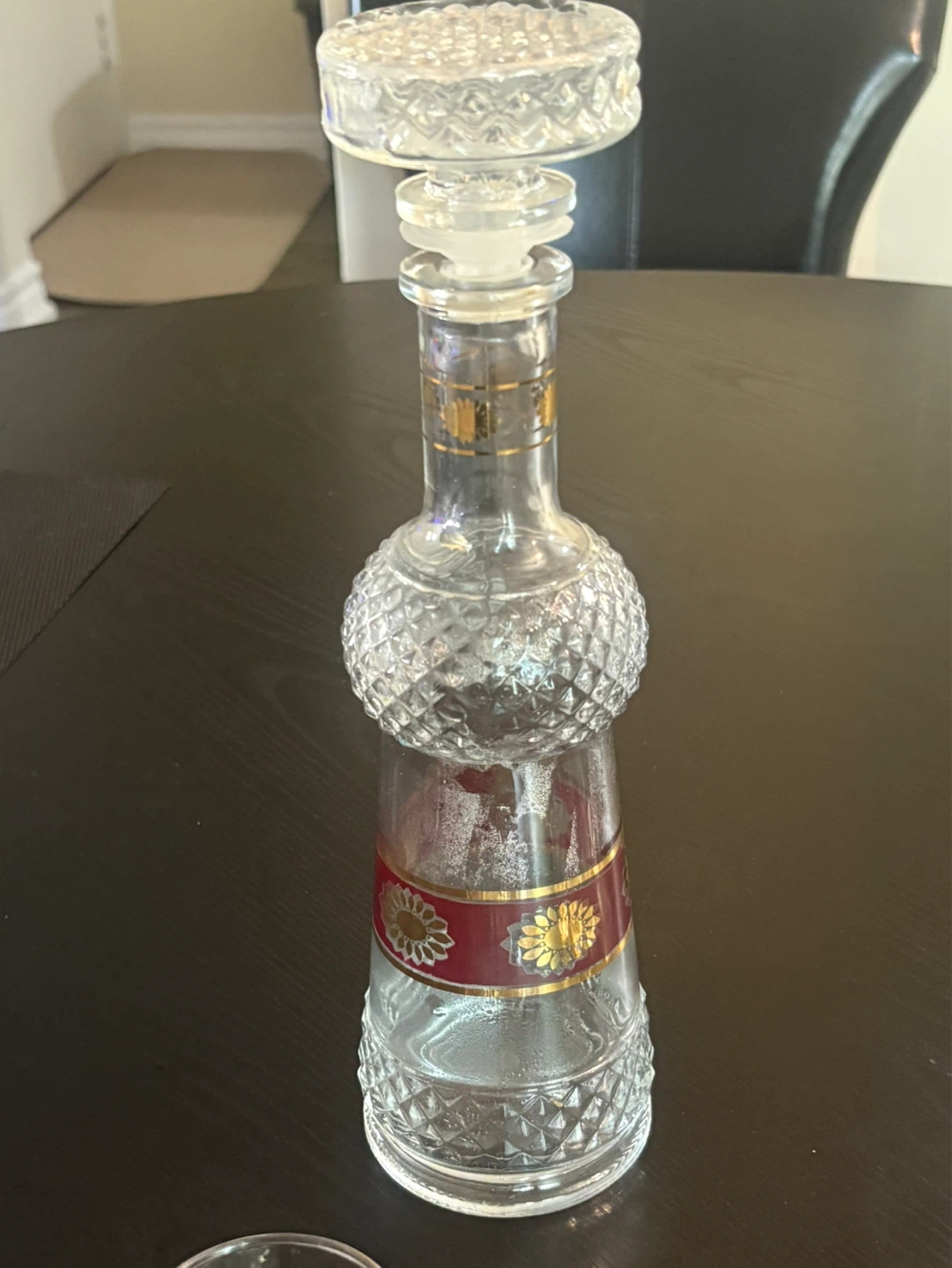 Vintage Glass Decanter and Shot Glass Set - photo 4