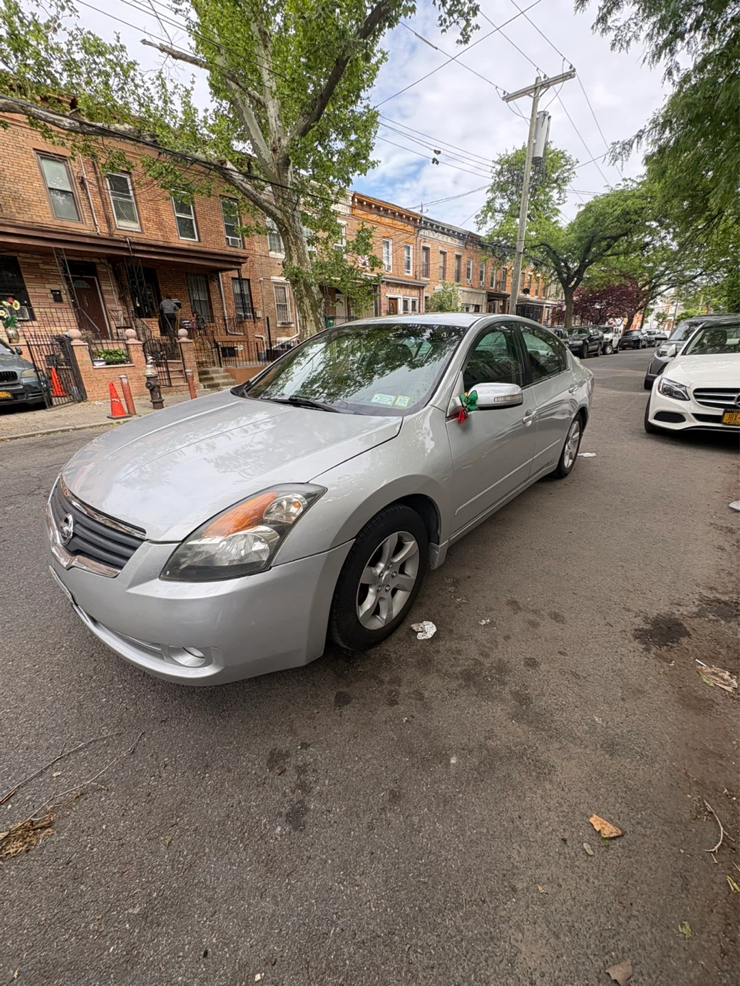 Silver Nissan Altima Sedan