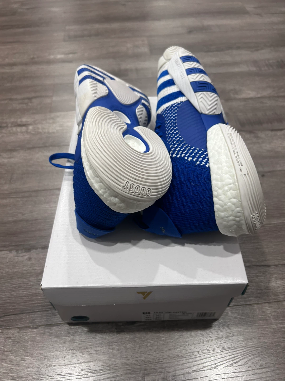 Adidas Trae Unlimited Basketball Shoes - Blue/White - photo 5