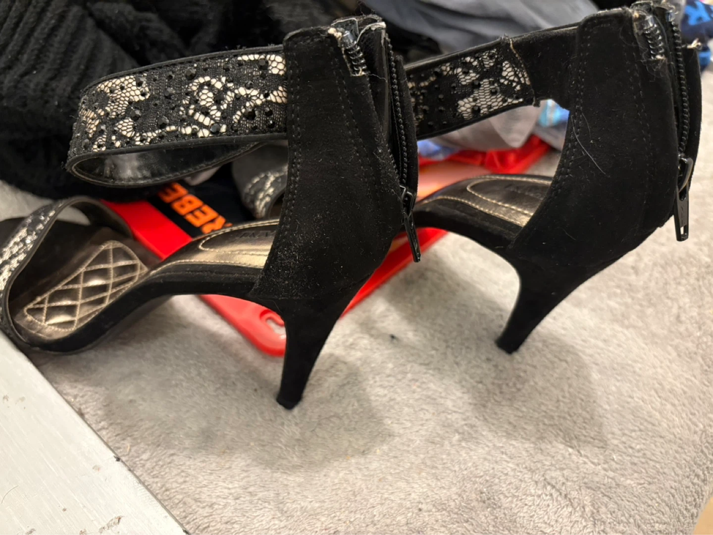 ALFANI Women's Black Heeled Sandals - photo 3