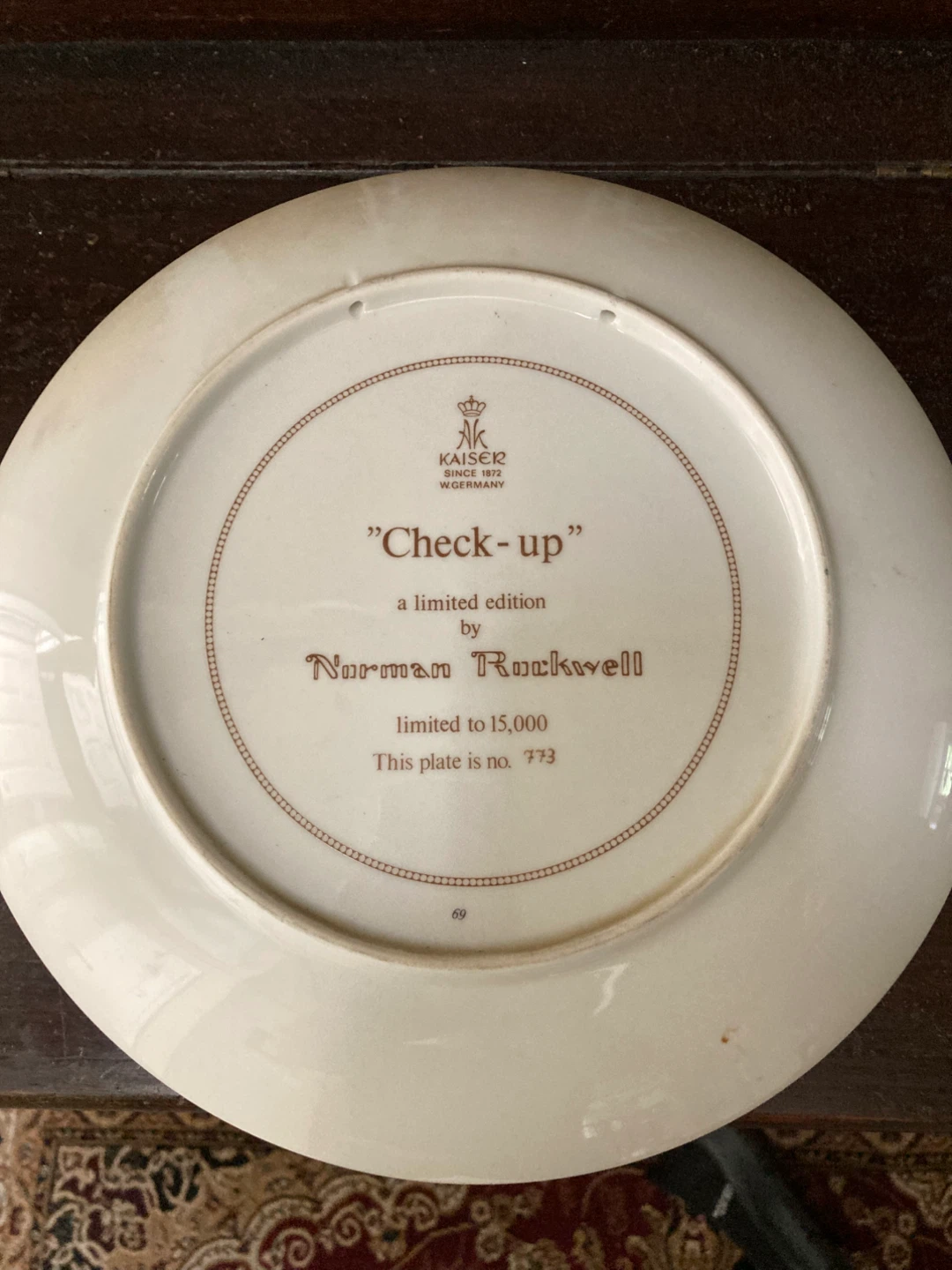 Limited edition Norman Rockwell plate - photo 3