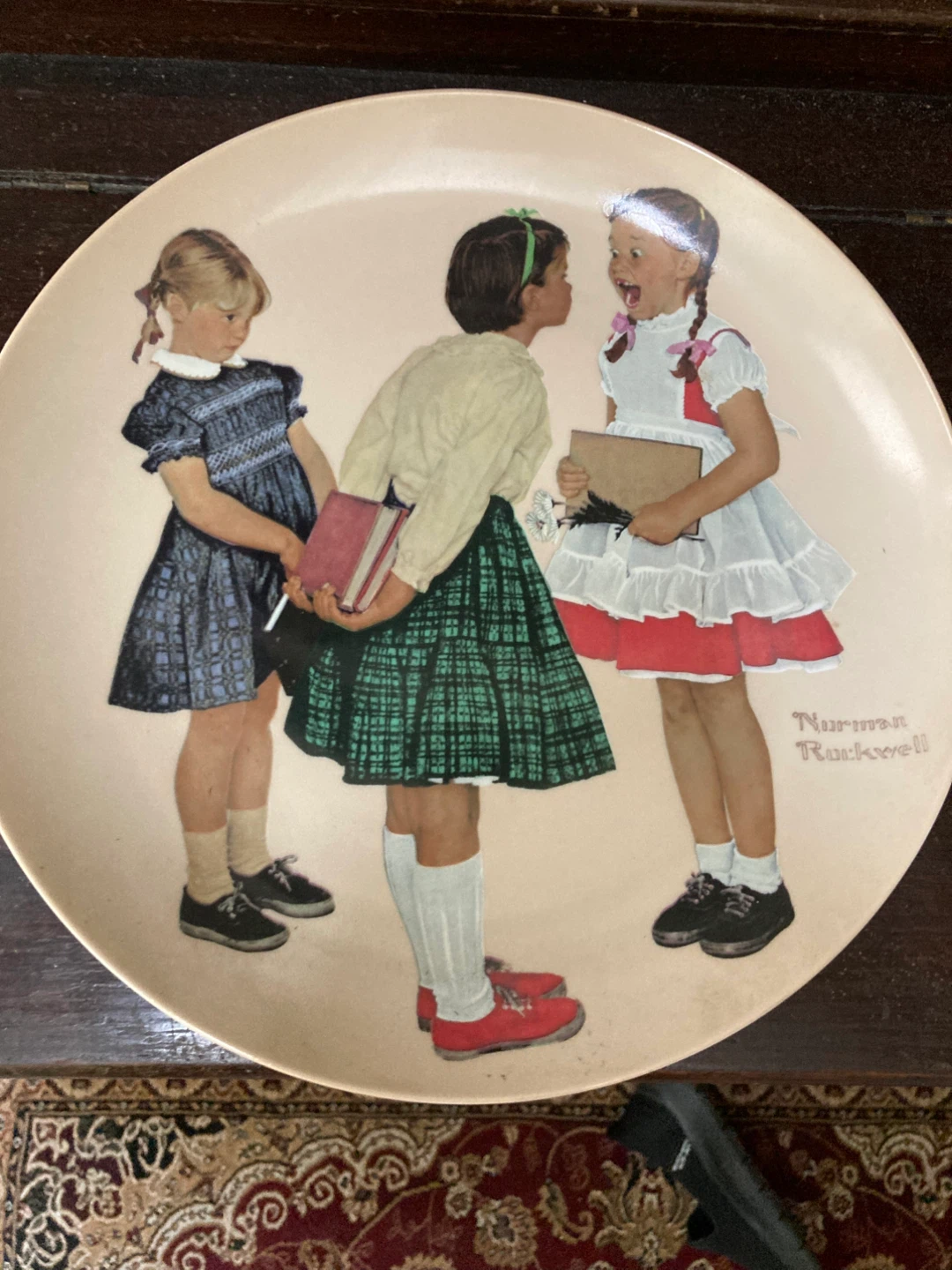 Limited edition Norman Rockwell plate