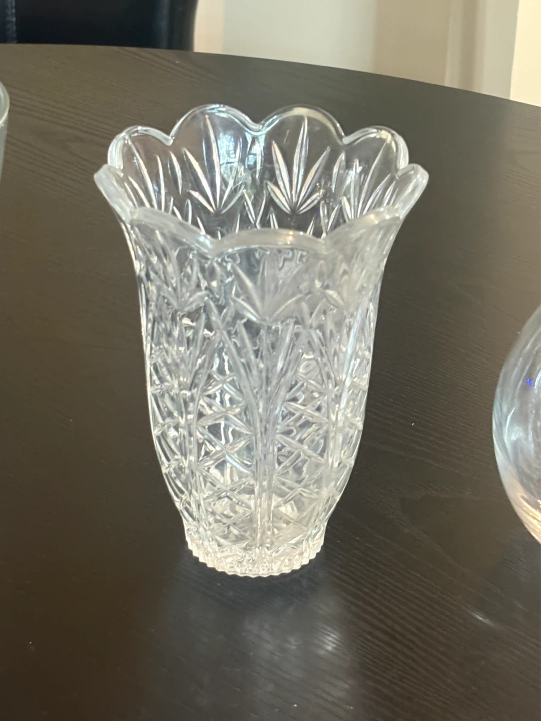 Set of 3 Clear Glass Vases - photo 3