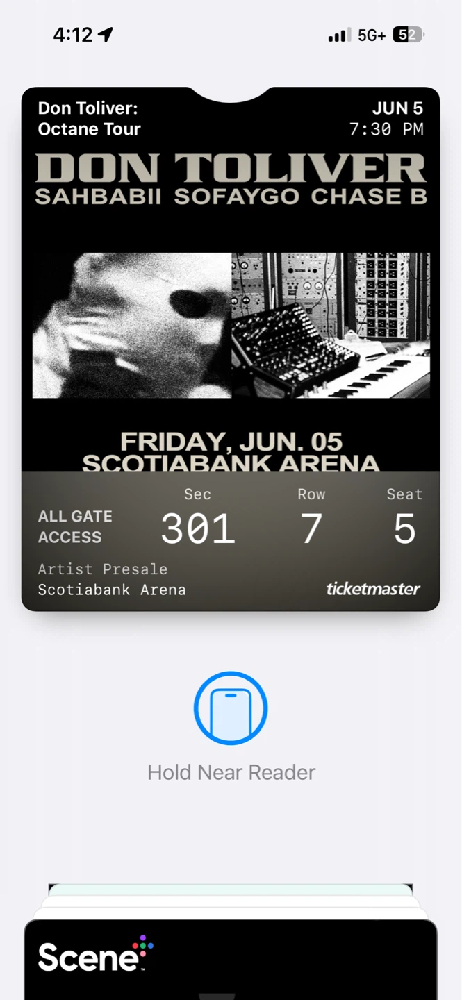 Don Toliver Octane Tour Ticket - June 5