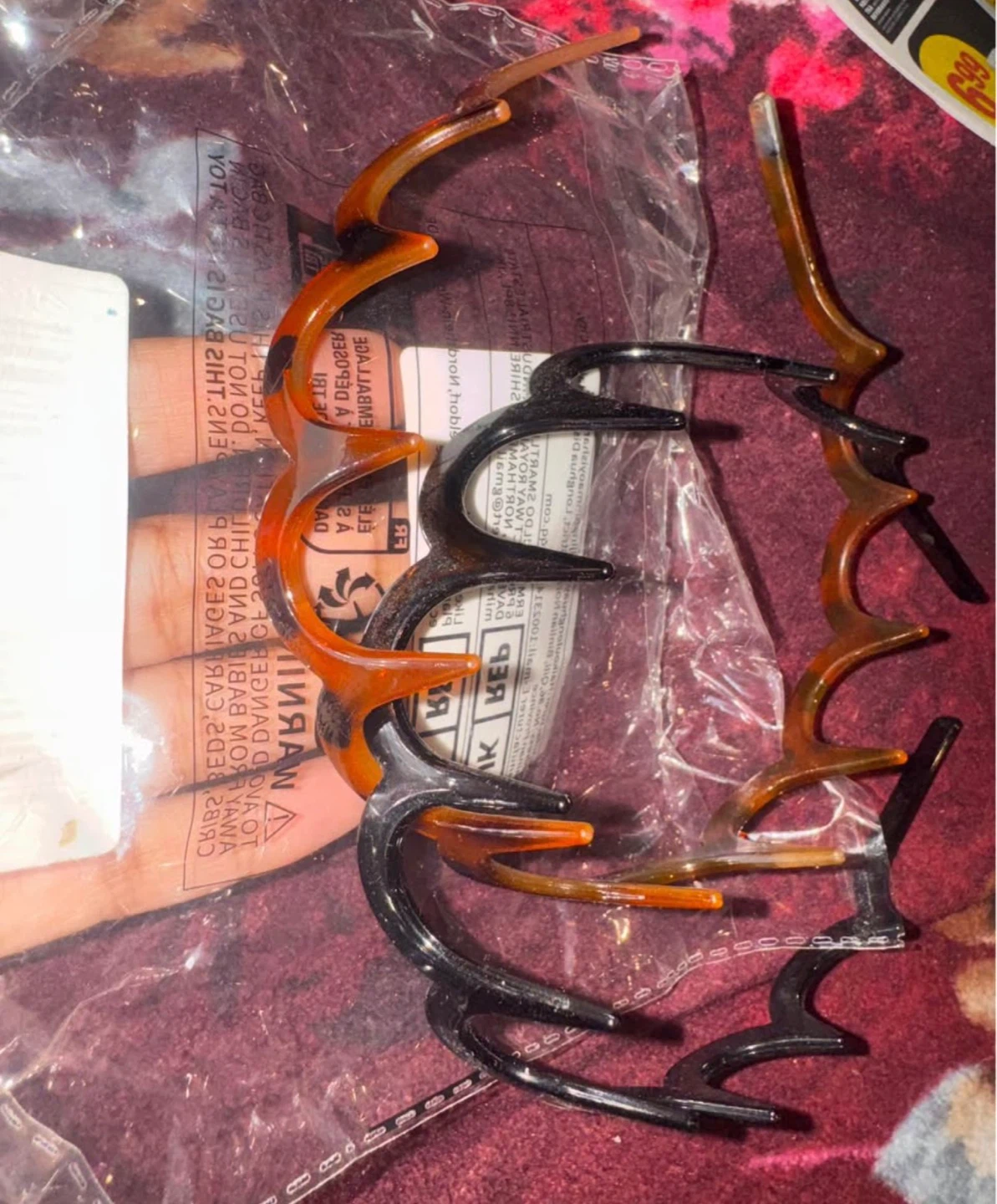 Hair Claw Clips (Black & Tortoiseshell)