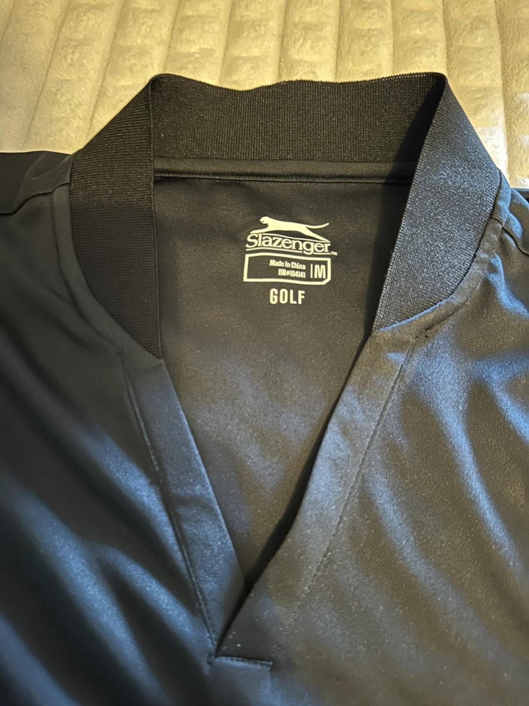 Slazenger Black Golf Polo Shirt - Size Medium - photo 3