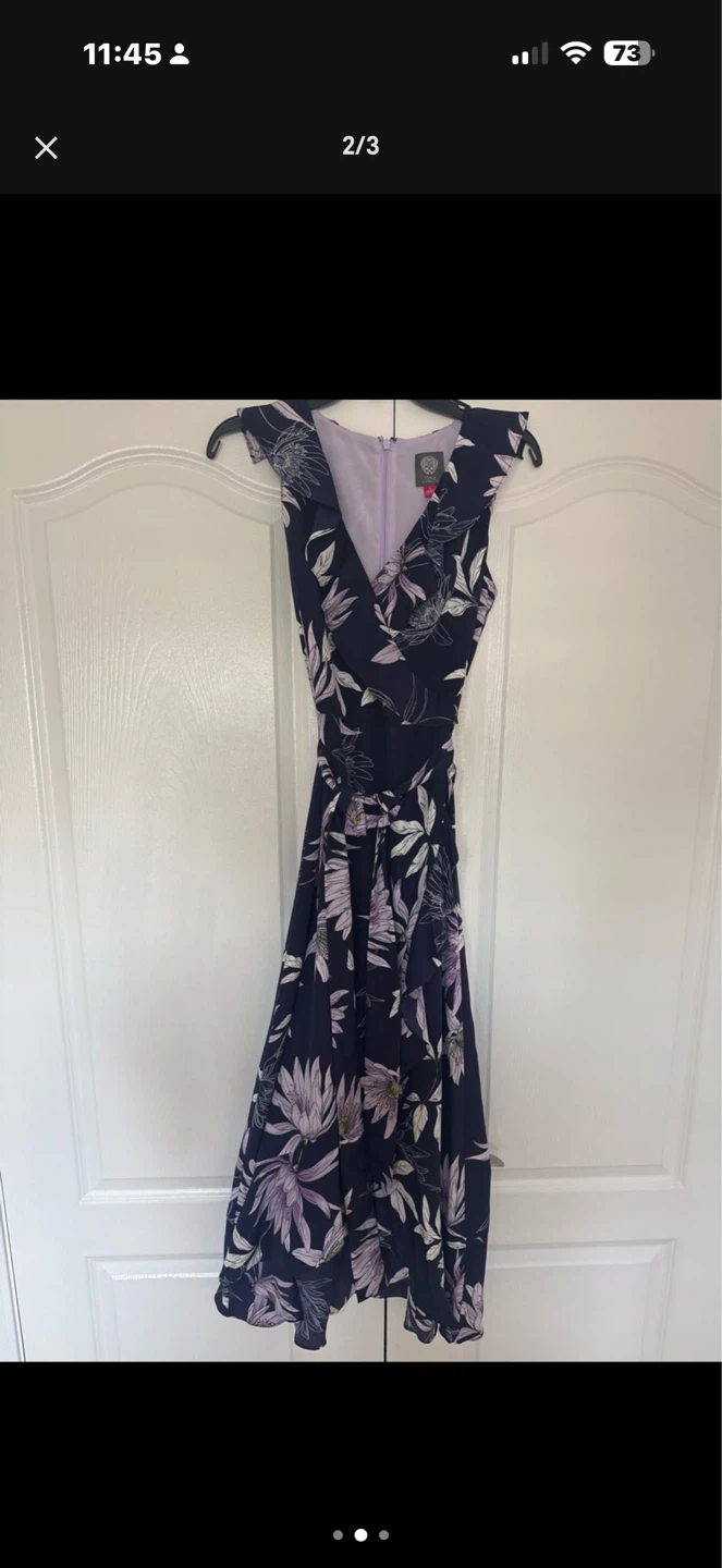 Vince Camuto Floral Wrap Dress Size 4 - photo 2