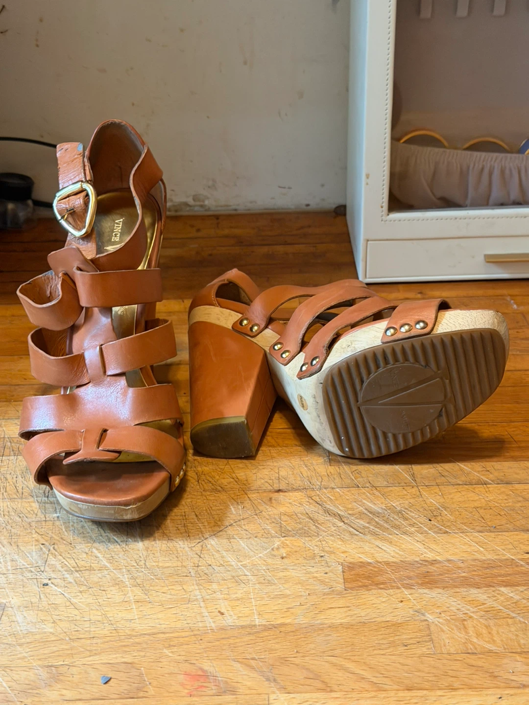 Vince Camuto Strappy Block Heel Sandals