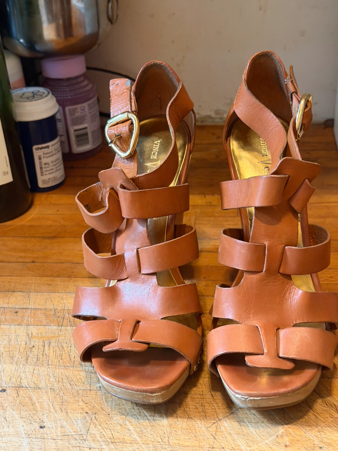 Vince Camuto Strappy Block Heel Sandals - photo 3