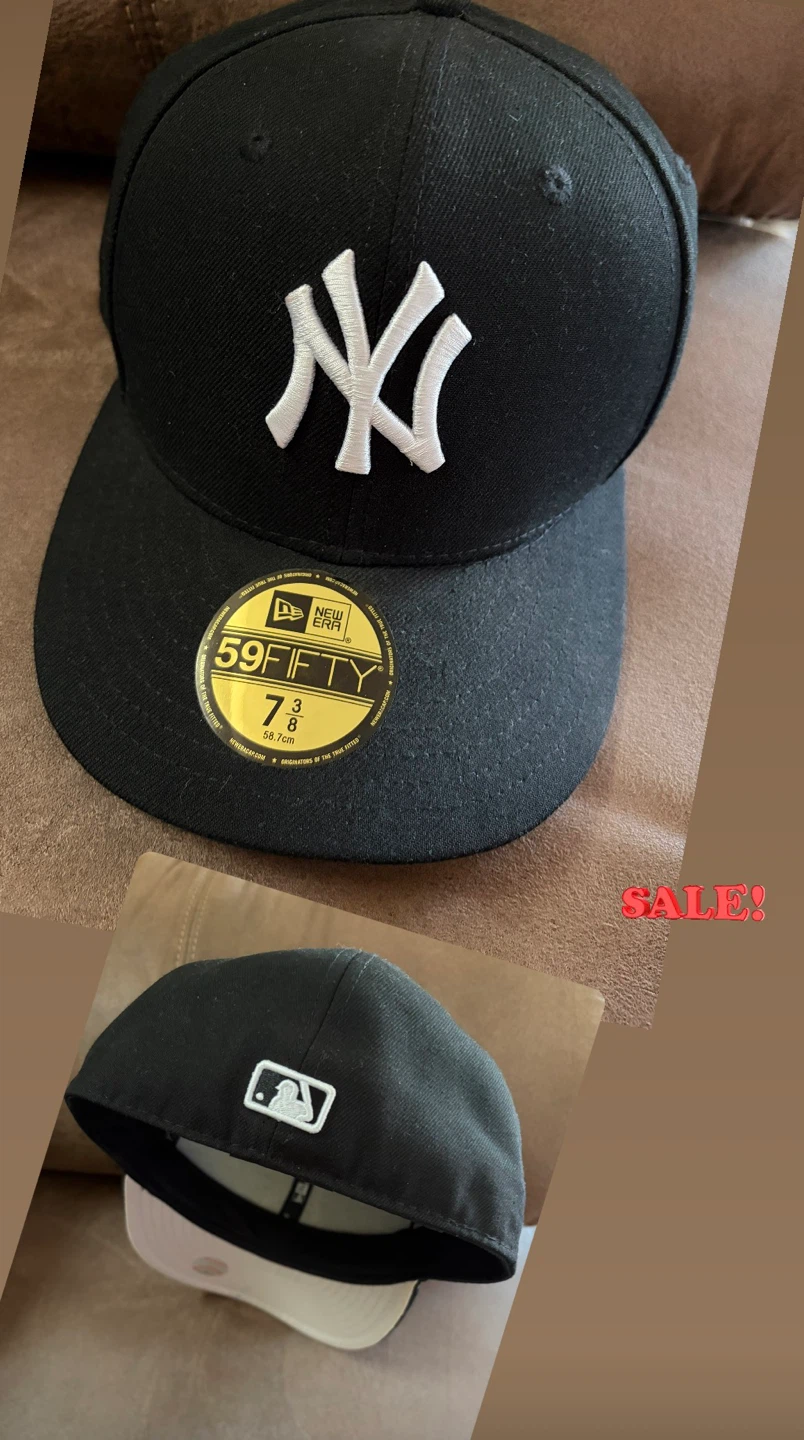 New Era New York Yankees 59FIFTY Fitted Cap Size 7 3/8 Black