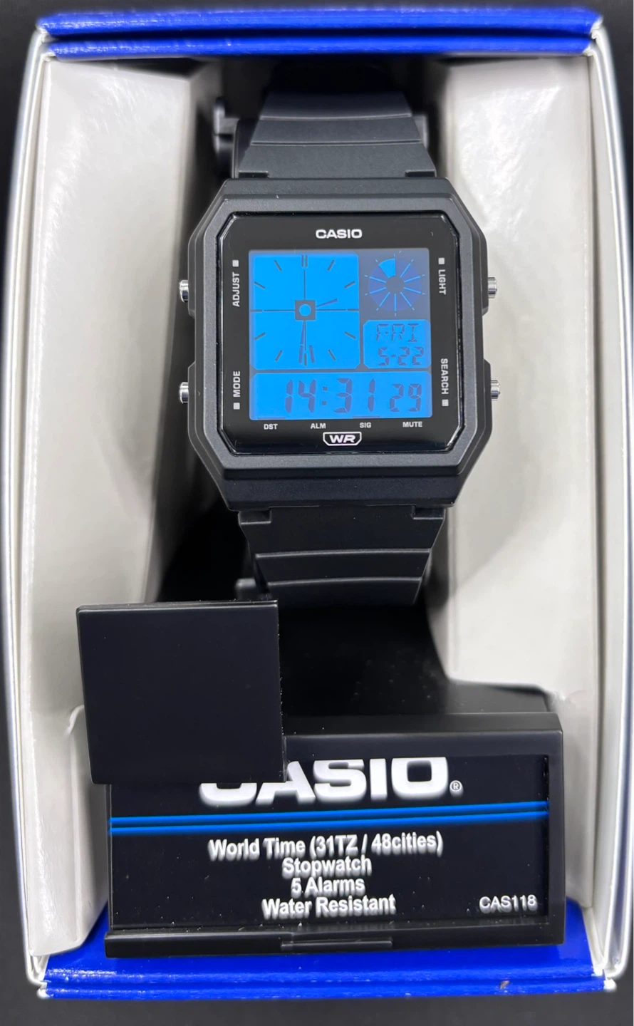 Casio Blue Color Mod LF20W-1A