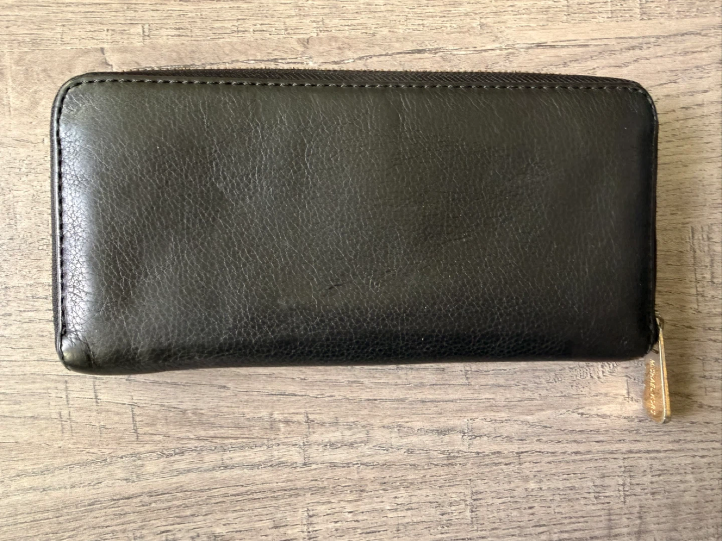 Michael Kors Black Leather Zip-Around Wallet - photo 2