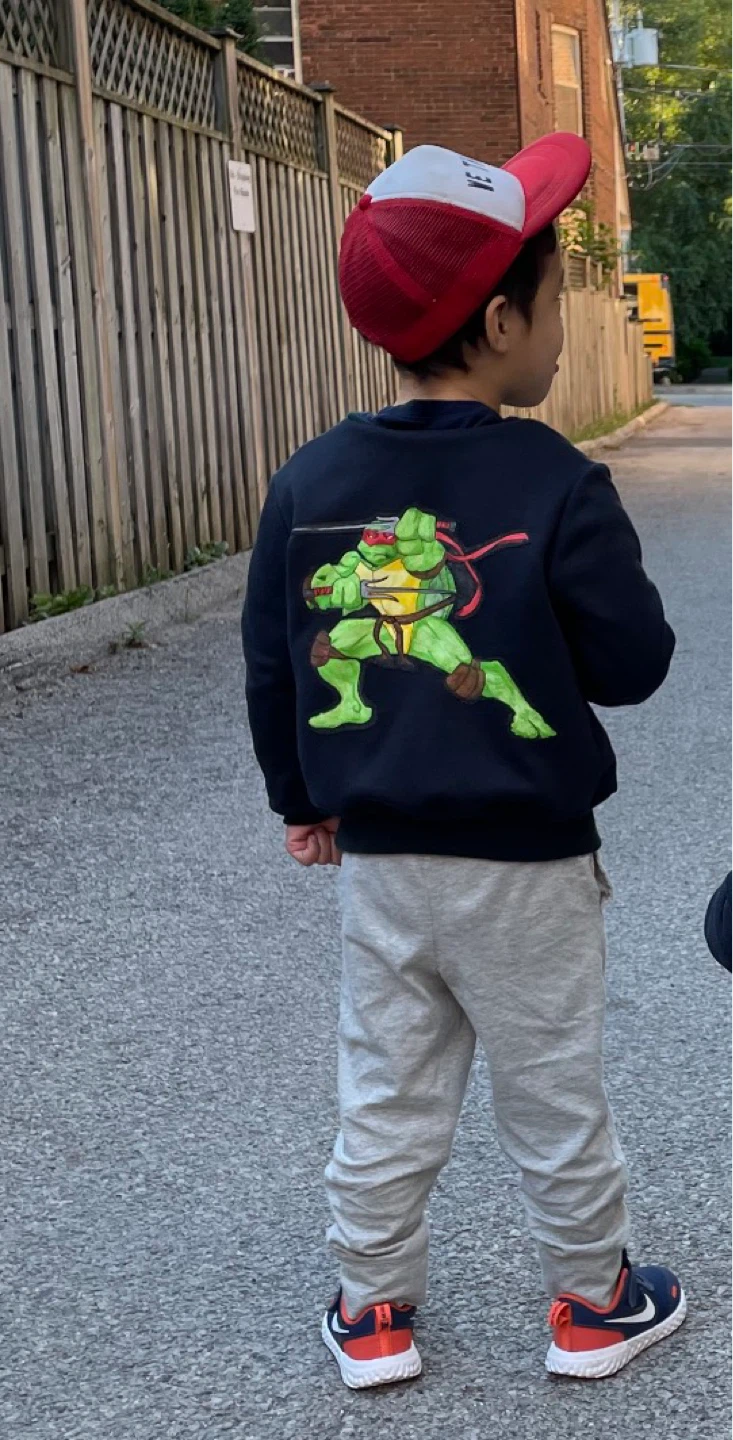 Ninja Turtles Kids Bomber Jacket size 4/5