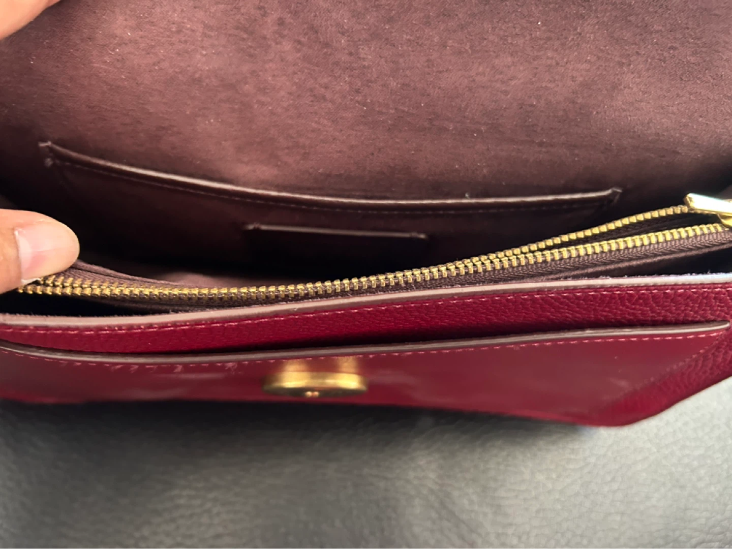 Coach Tabby Shoulder Bag 26 in Red Pebble Leather - photo 4