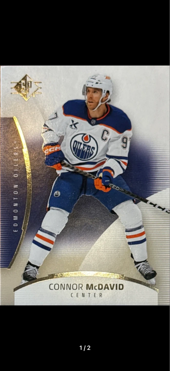 Connor McDavid 2025-26 SP Hockey Card