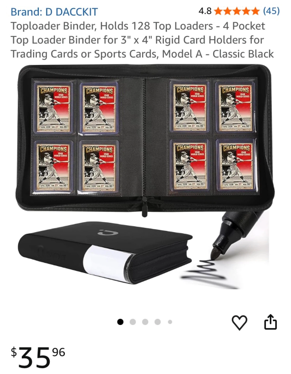 D DACKKIT Toploader Binder - photo 5