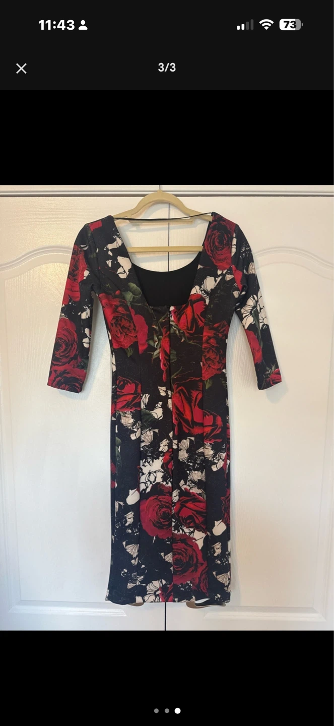 Rinascimento Floral Print Dress - Size M - photo 2