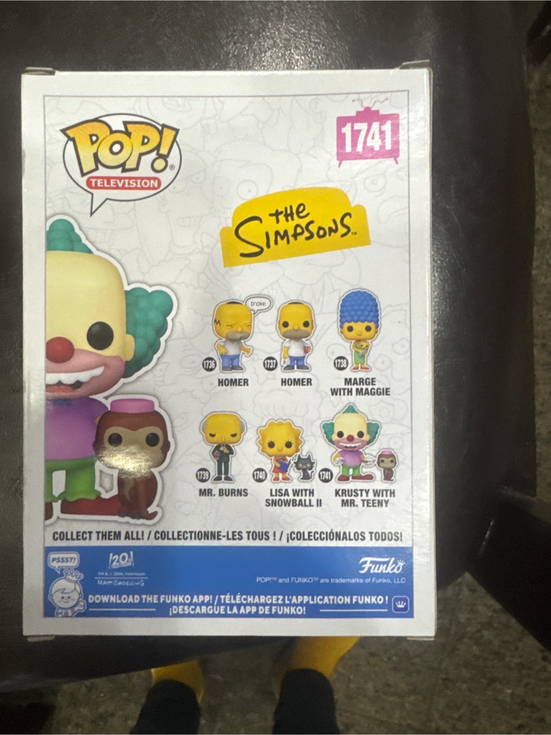 Funko Pop! The Simpsons Krusty with Mr. Teeny #1741 - photo 3