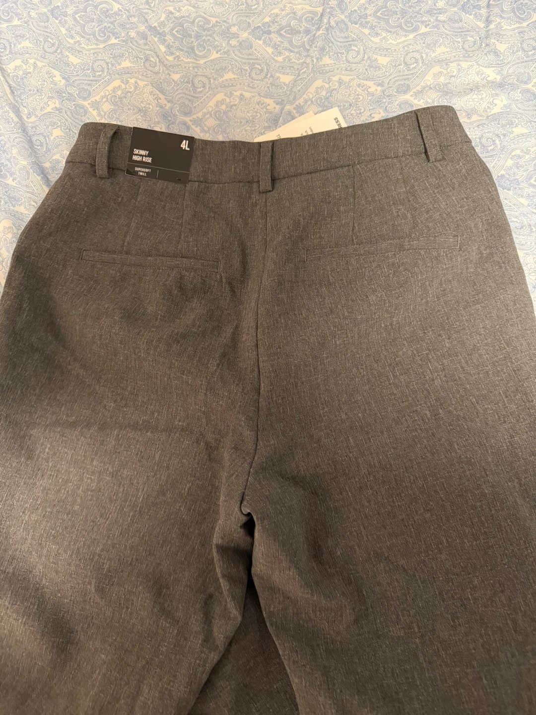 Express Women's Grey "Super Soft" High Waisted Pants Size 4L