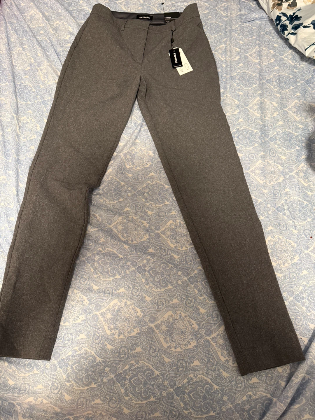 Express Women's Grey "Super Soft" High Waisted Pants Size 4L - photo 3