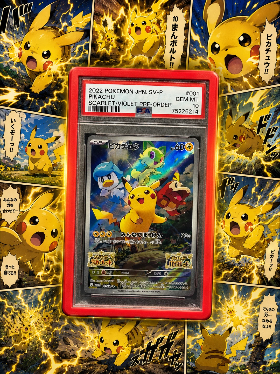 2022 Pokemon Scarlet/Violet Pikachu Trading Card