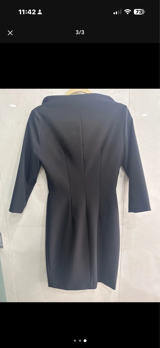 Imperial Black Midi Dress - photo 3