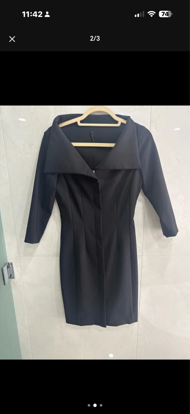 Imperial Black Midi Dress - photo 2