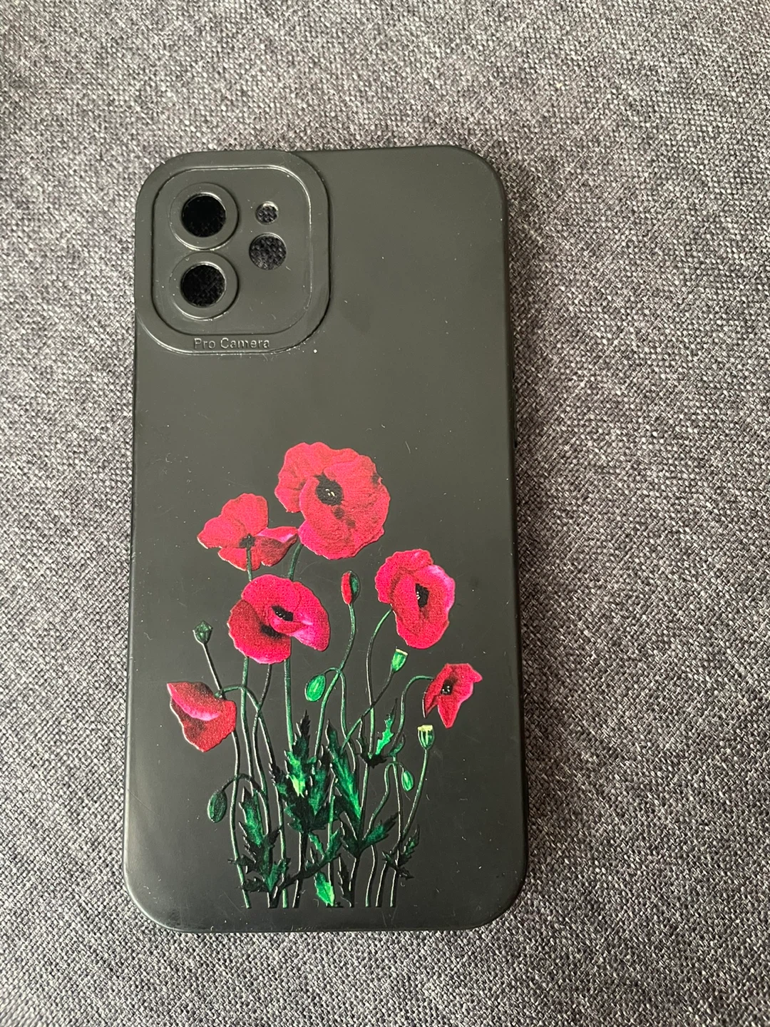 iPhone 12 Case with Poppy Design
