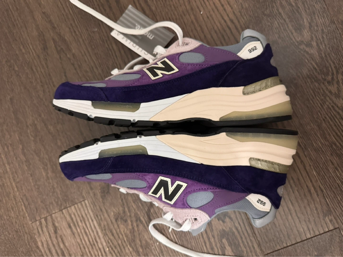 New Balance 992 Purple Grey Sneakers - photo 2