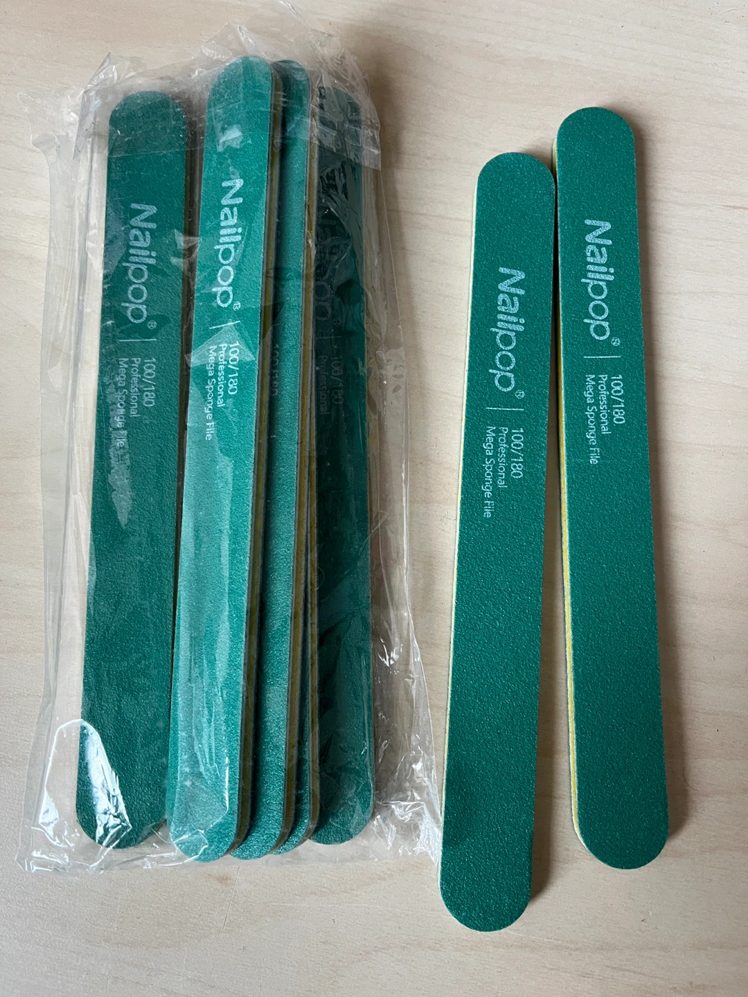 (New) Nailpop 100/180 Professional Sponge Files