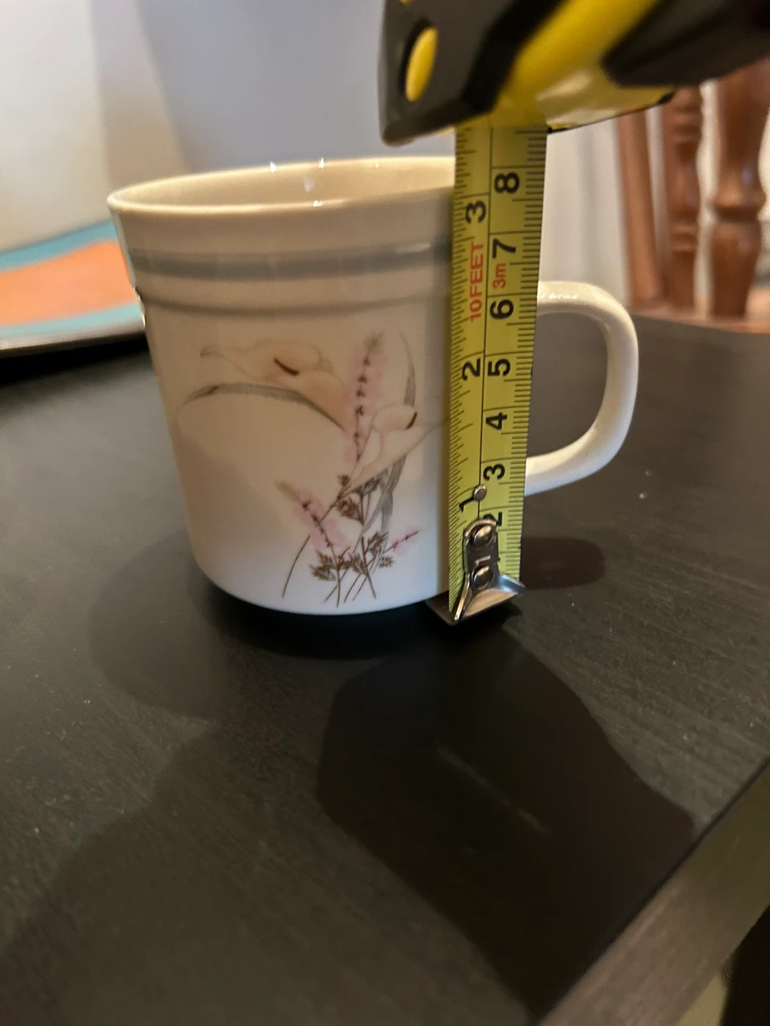 Set of 8 Ceramic Mugs with Floral Design - photo 2