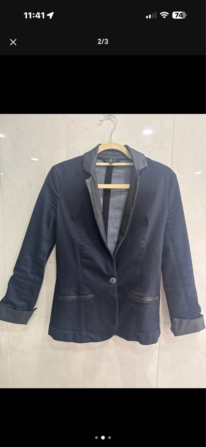 7 For All Mankind Denim Blazer - photo 2