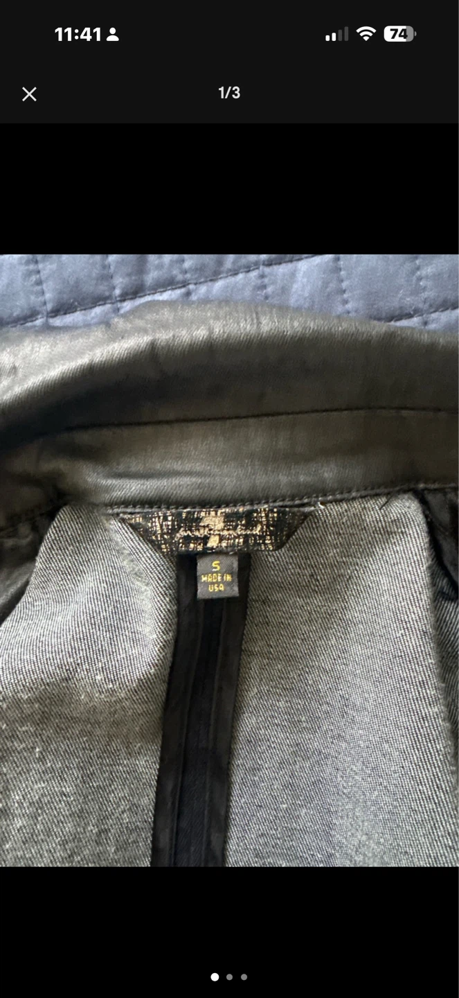 7 For All Mankind Denim Blazer