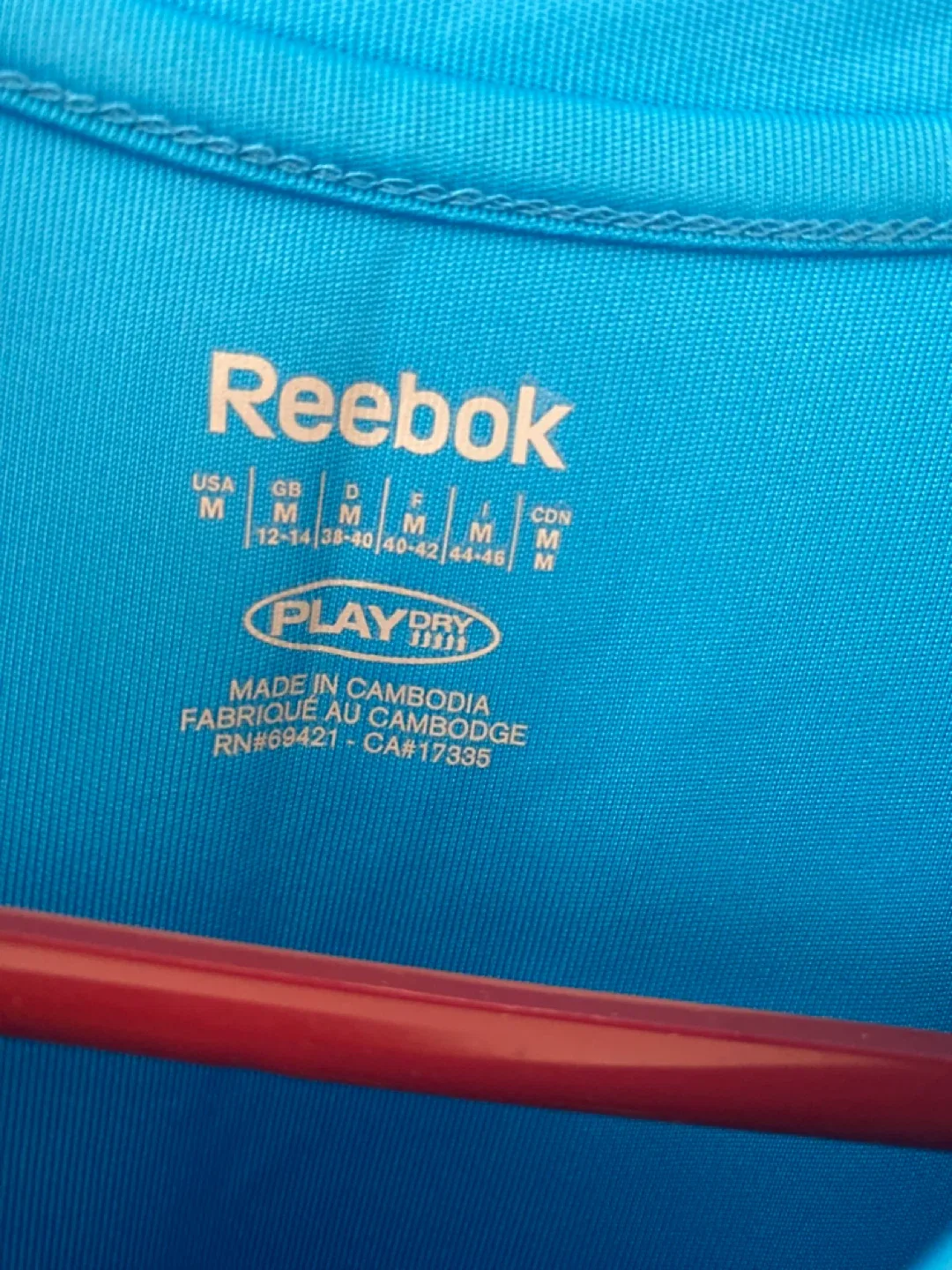 Reebok Blue T-Shirt Size Medium - photo 3