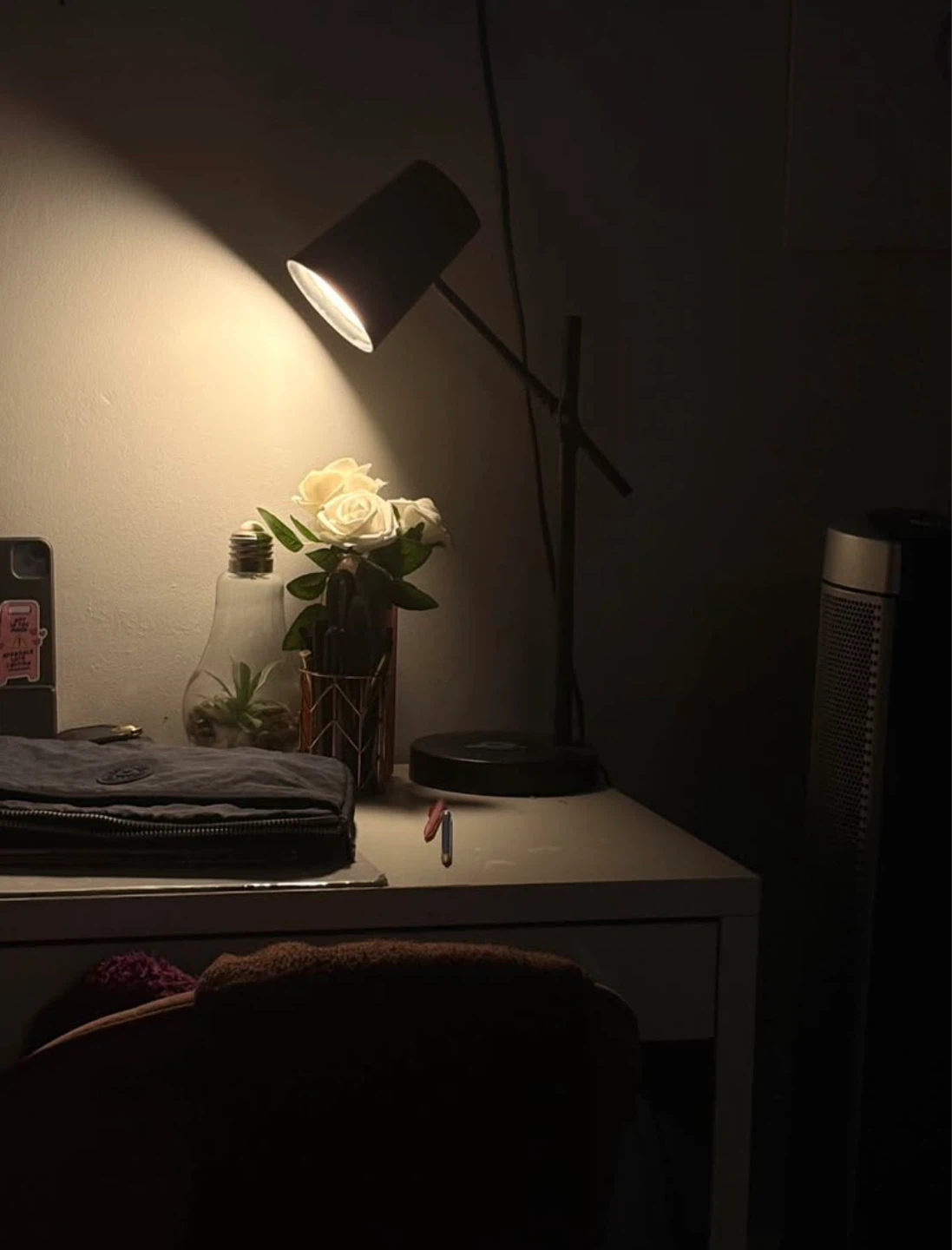 Black Adjustable Desk Lamp