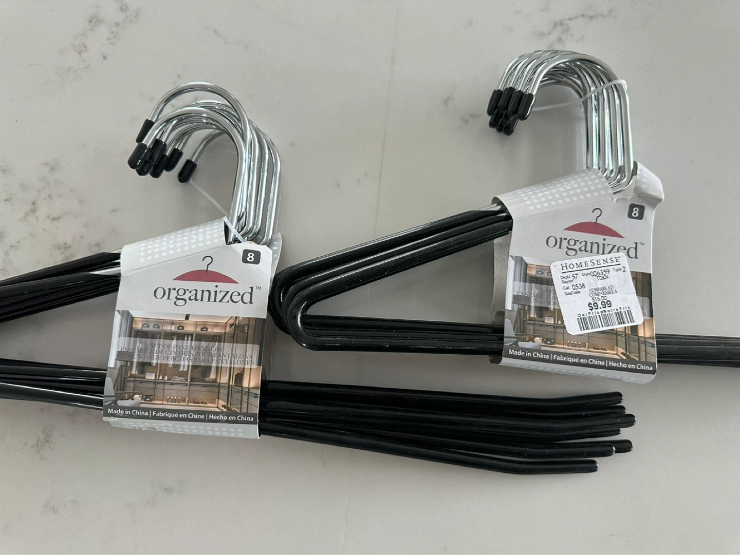 Organized HomeSense Black Wire Hangers (16 Pack) - photo 3