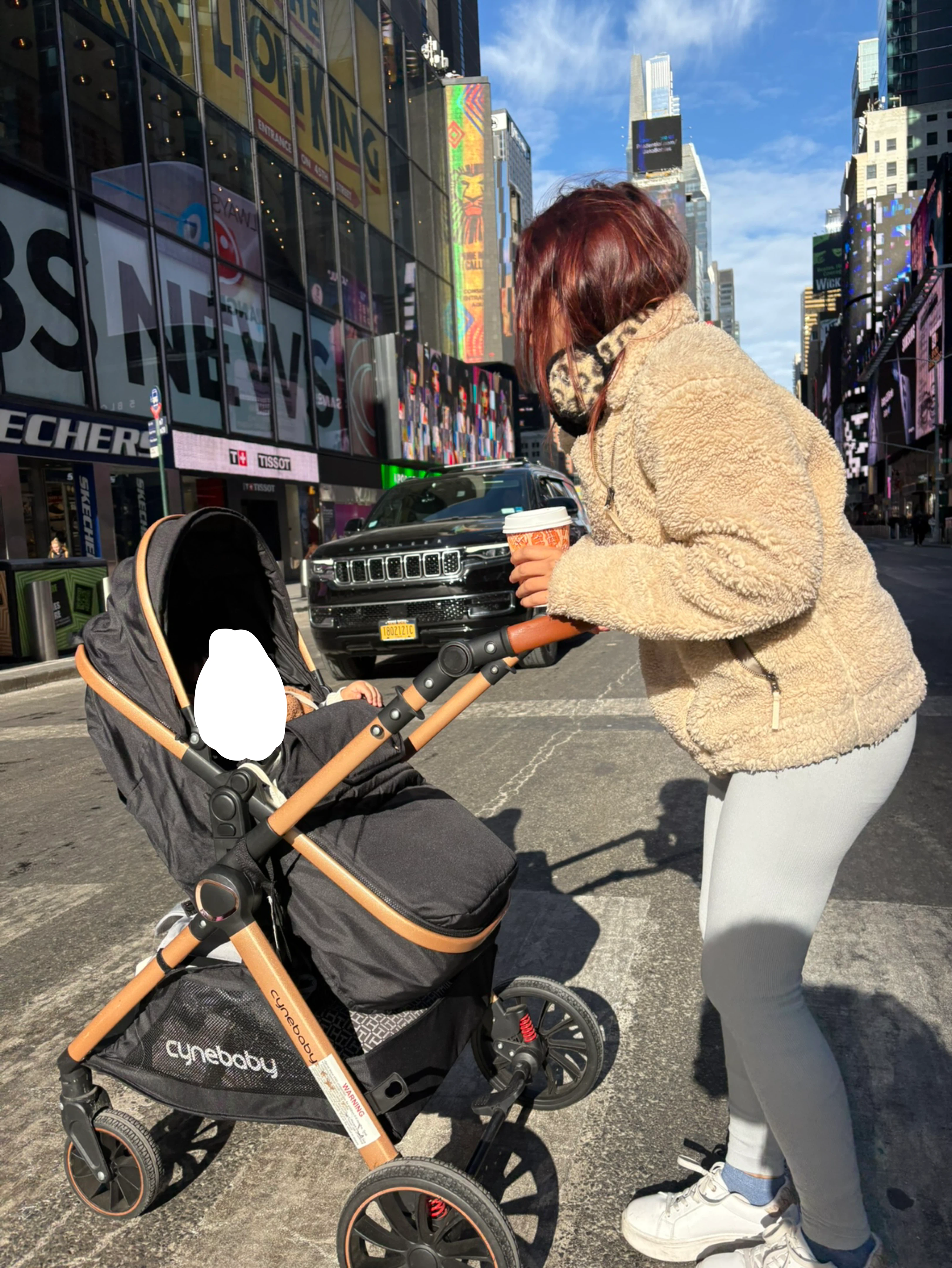 Cynebaby Black Stroller with Bassinet - photo 2